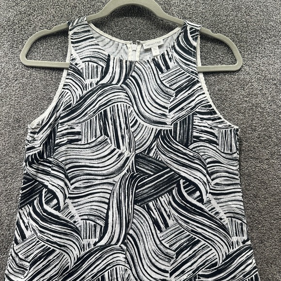 Garnet Hill Harborside 100% Linen Fringe A Line Dress Women 0‎ Coastal Beach - Picture 3 of 12